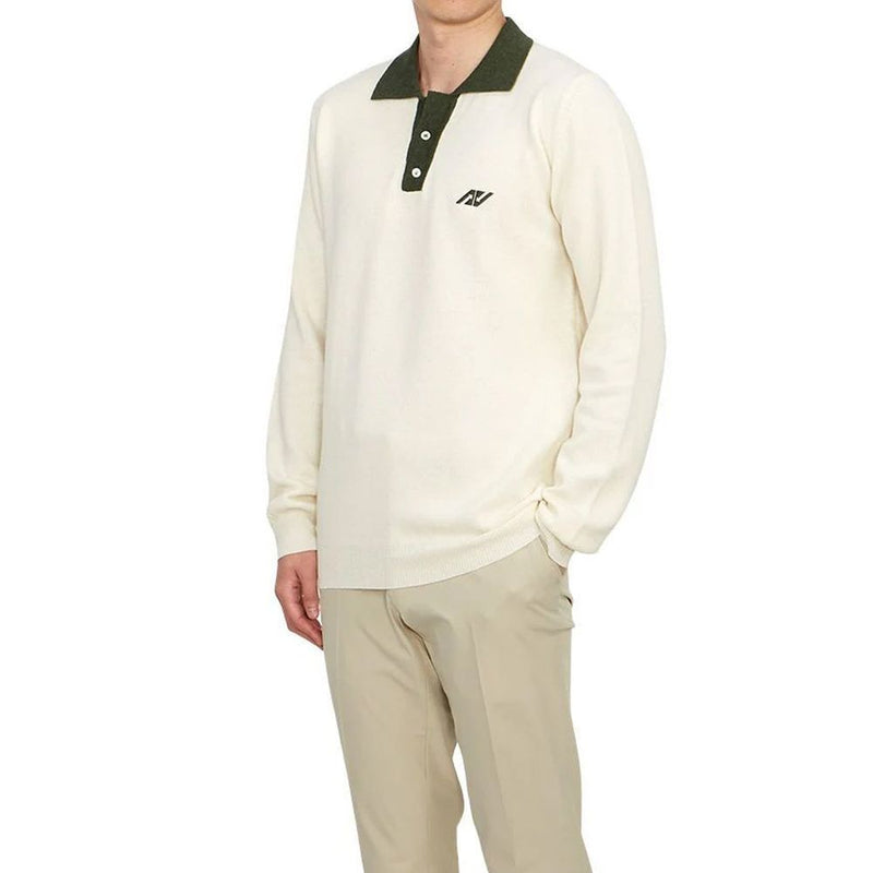 Autry Beige Cotton Polo Shirt for Men