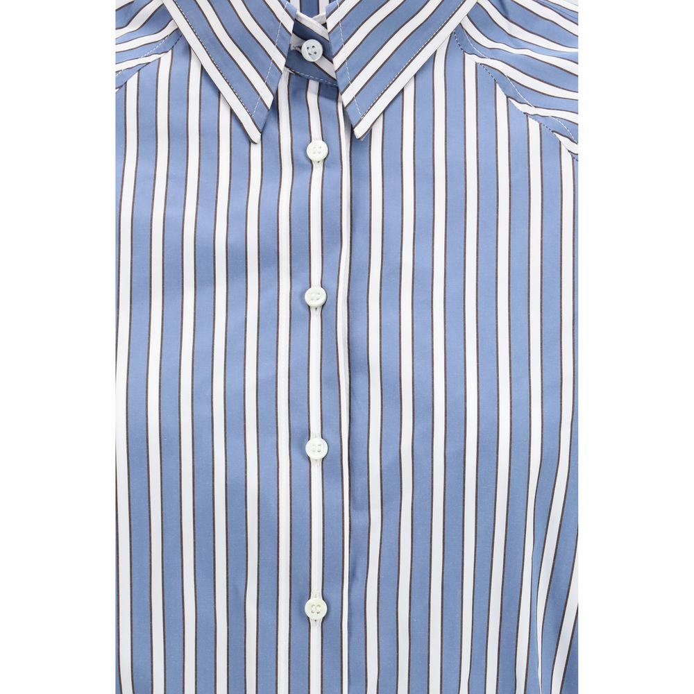 Brunello Cucinelli Blue Cotton Shirt - Élégance Contemporaine