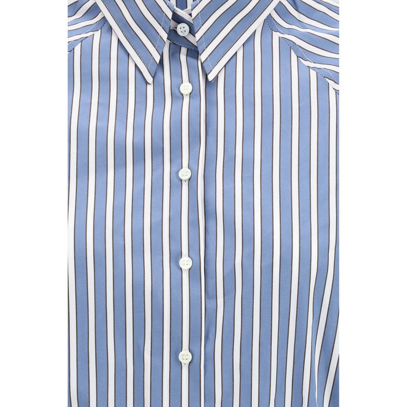 Brunello Cucinelli Blue Cotton Shirt - Elegant Design for Women