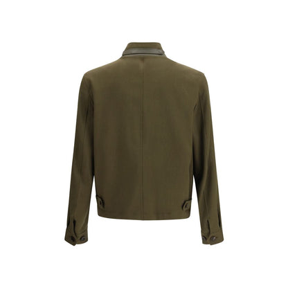 Tom Ford Tweekleurig Fleece Wol Lang Jasje