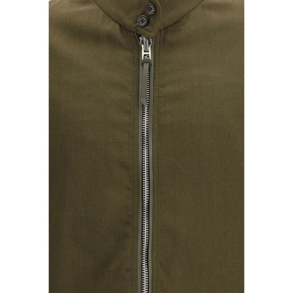 Tom Ford Tweekleurig Fleece Wol Lang Jasje