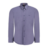 Chemise homme en coton bleu Hugo Boss