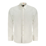 Chemise homme en coton blanc Hugo Boss