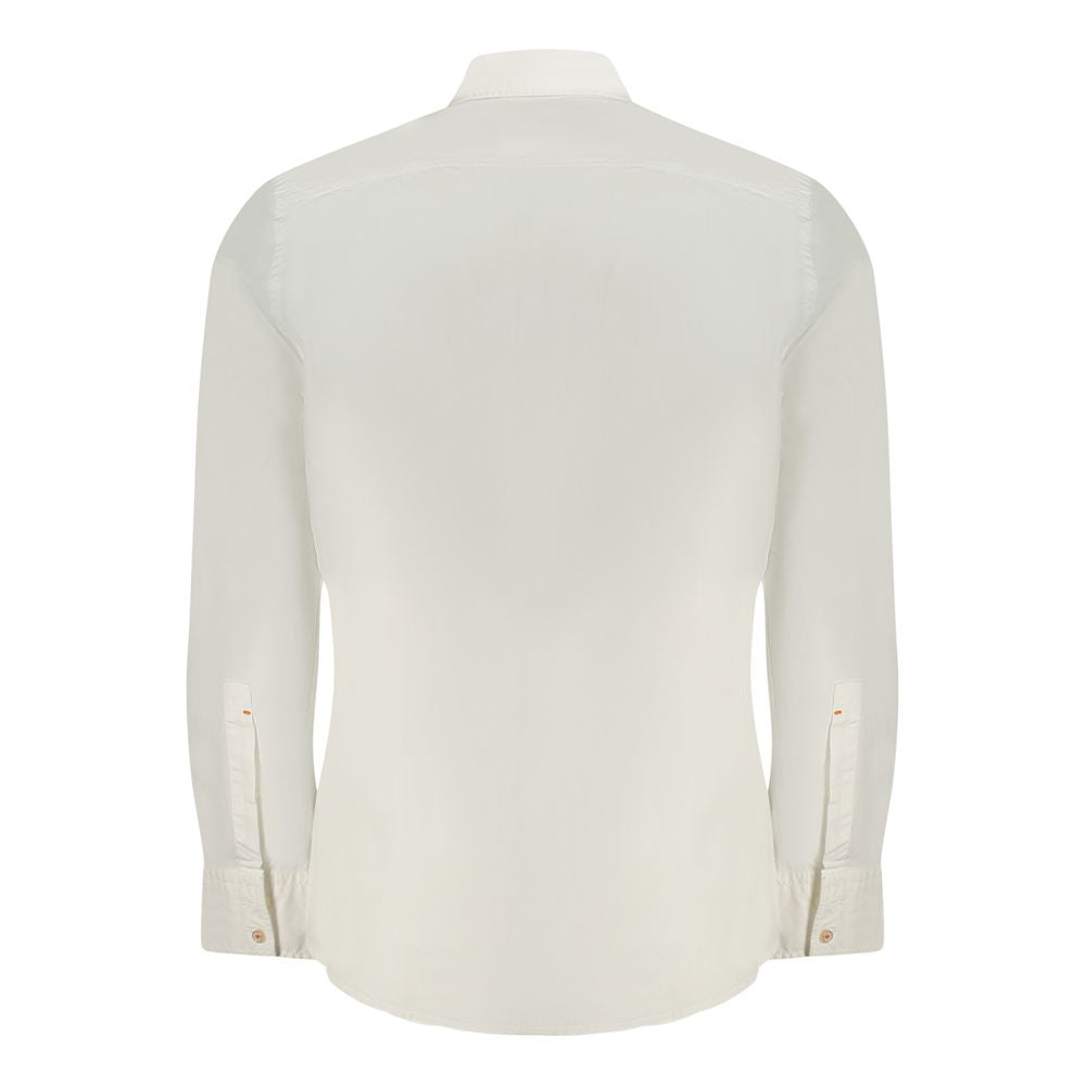 Chemise homme en coton blanc Hugo Boss