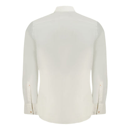 Chemise homme en coton blanc Hugo Boss