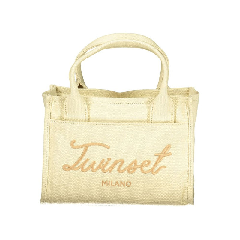 Twinset Beige Cotton Handbag for Women - Chic & Versatile