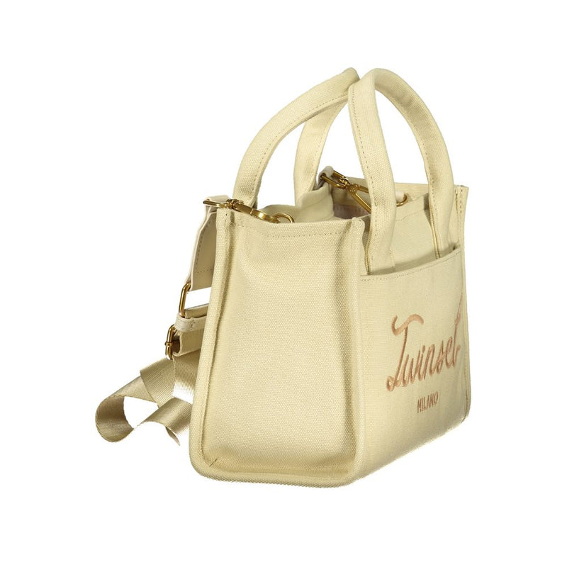 Twinset Beige Cotton Handbag for Women - Chic & Versatile