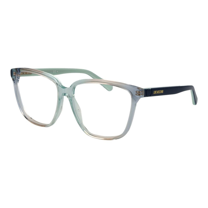 Love Moschino Blue Plastic Glasses Frames for Women