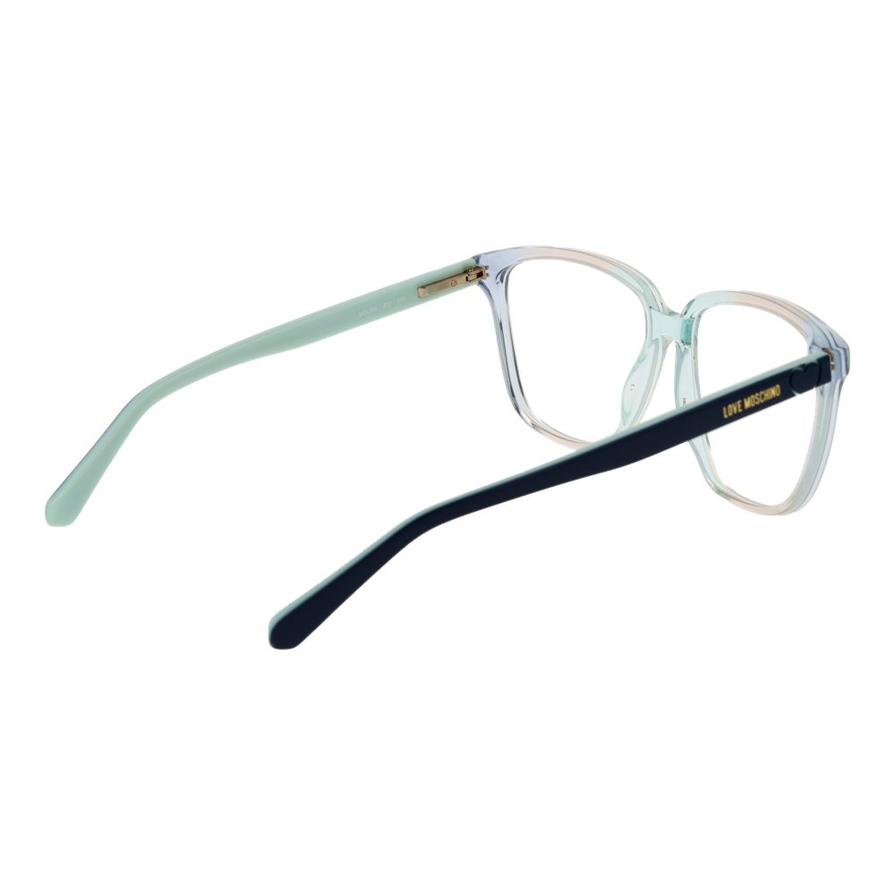 Love Moschino Blue Plastic Glasses Frames for Women