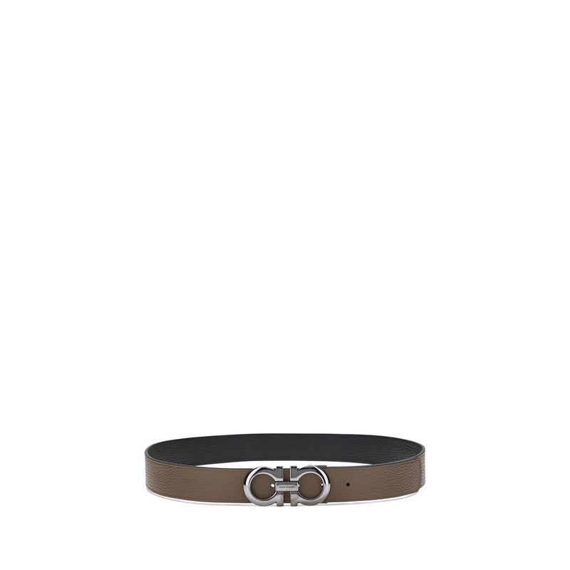 Ceinture Ferragamo Bos Taurus Regular en cuir de veau marron