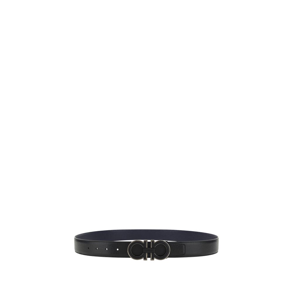Ceinture Ferragamo Bos Taurus Regular en cuir de veau bleu