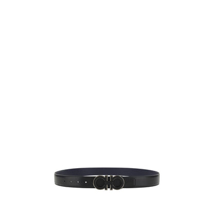 Ceinture Ferragamo Bos Taurus Regular en cuir de veau bleu