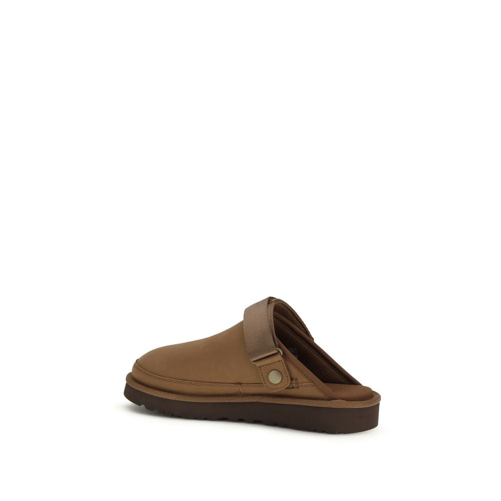 UGG Goldencoast II Mules en Cuir Brun pour Hommes