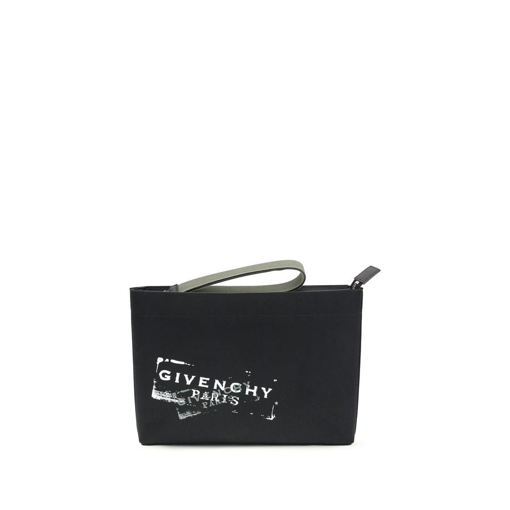 Givenchy Black Cotton Pouch - Elegant Accessory for Men