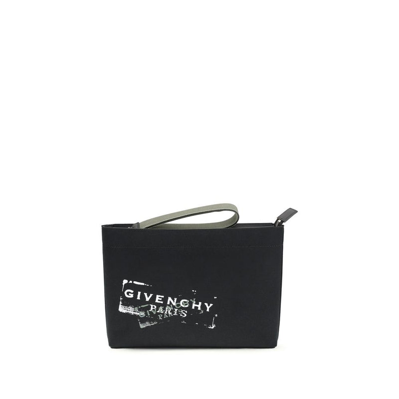 Givenchy Black Cotton Pouch - Elegant Accessory for Men