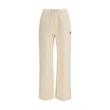 Moncler Beige Cotton Athletic Pants for Women - Comfortable & Stylish