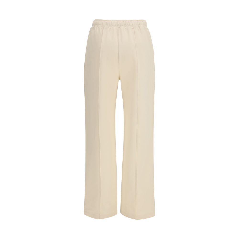 Moncler Beige Cotton Athletic Pants for Women - Comfortable & Stylish