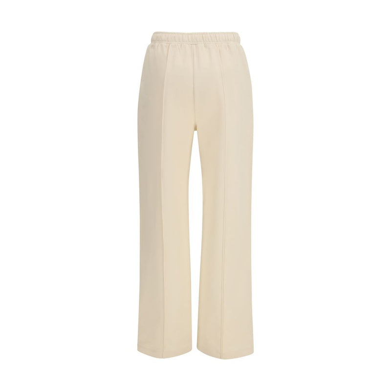 Moncler Beige Cotton Athletic Pants for Women - Comfortable & Stylish