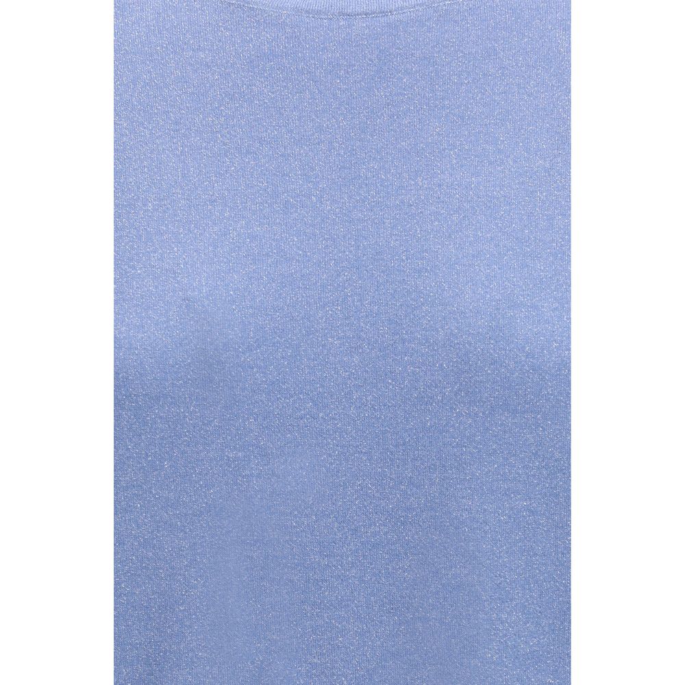 Brunello Cucinelli T-Shirt en Nylon Bleu pour Femme