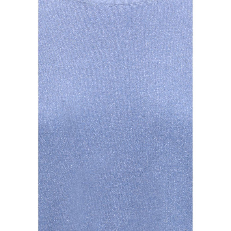Brunello Cucinelli T-Shirt en Nylon Bleu pour Femme