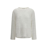 Brunello Cucinelli White Silk Sweatshirt for Women