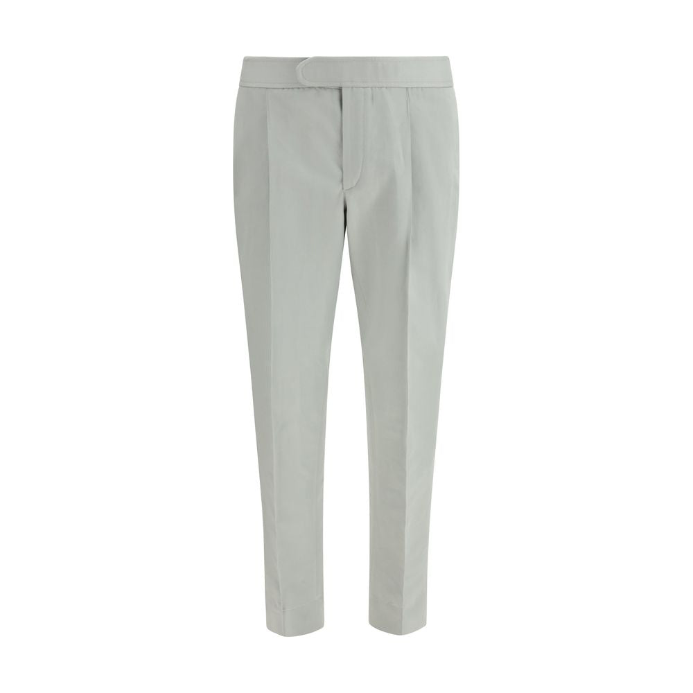 Brioni Bicolor Linen Casual Pants - Slim Fit for Men
