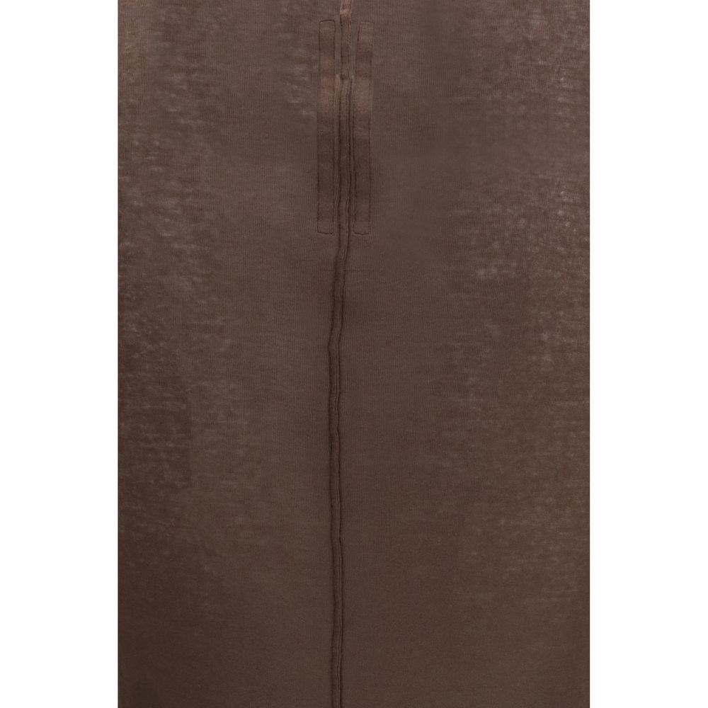 Rick Owens Gray Cotton Long Sleeve Sportswear T-Shirt