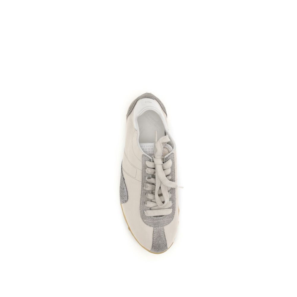 Maison Margiela Beige Goatskin Sprinters Sneakers for Women