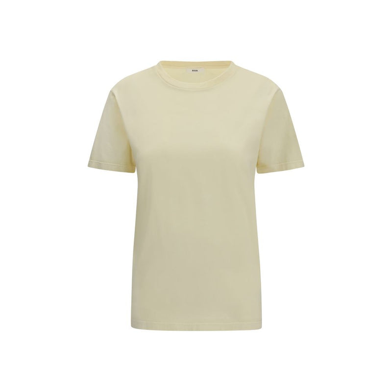 RIER Beige Cotton T-Shirt - Classic Crew Neck for Everyday Style