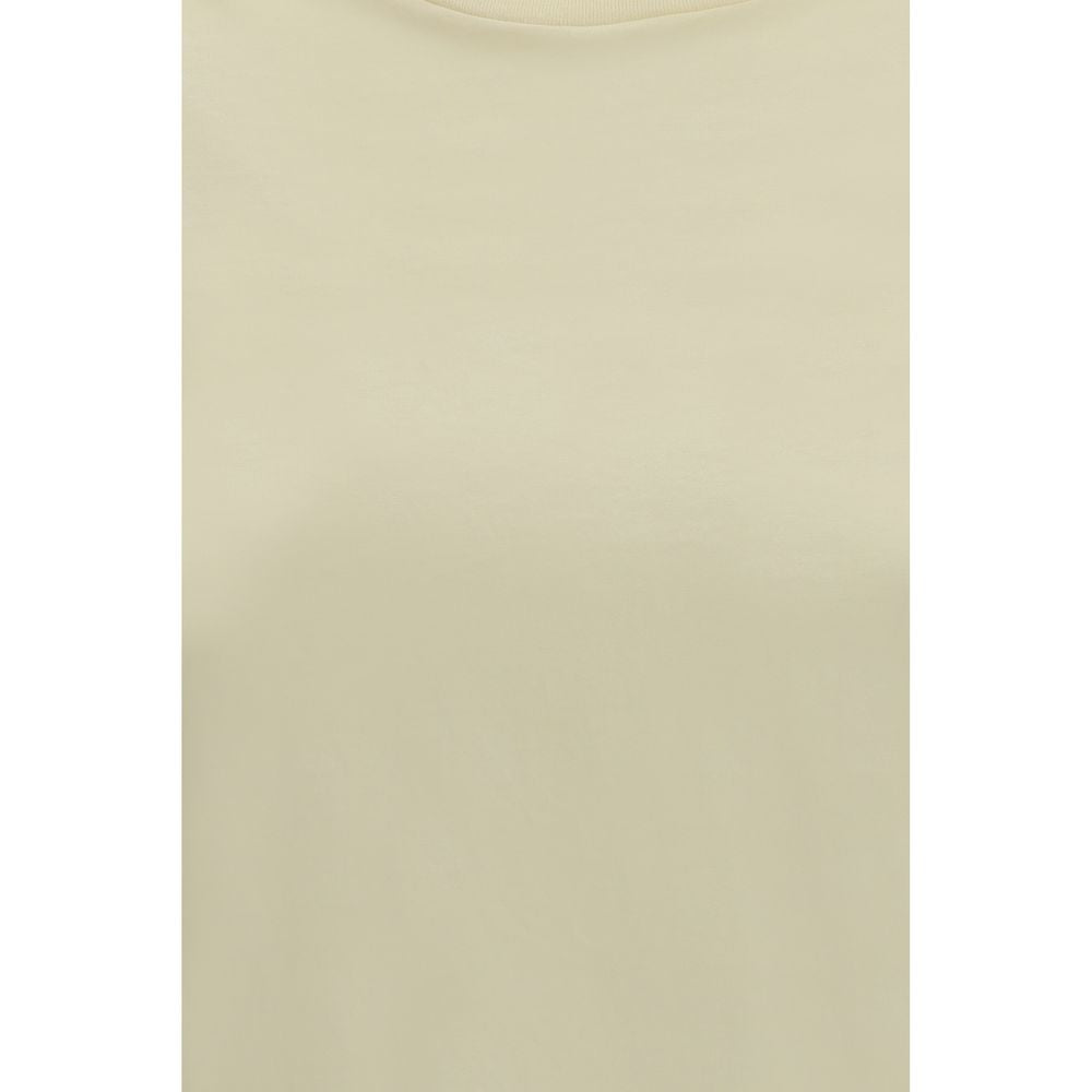 RIER Beige Cotton T-Shirt - Élégance et Confort au Quotidien