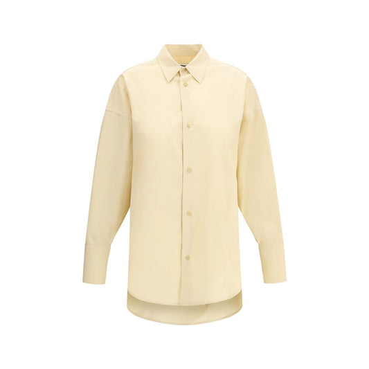 Chemise en Coton Beige Carla Oversize de Darkpark