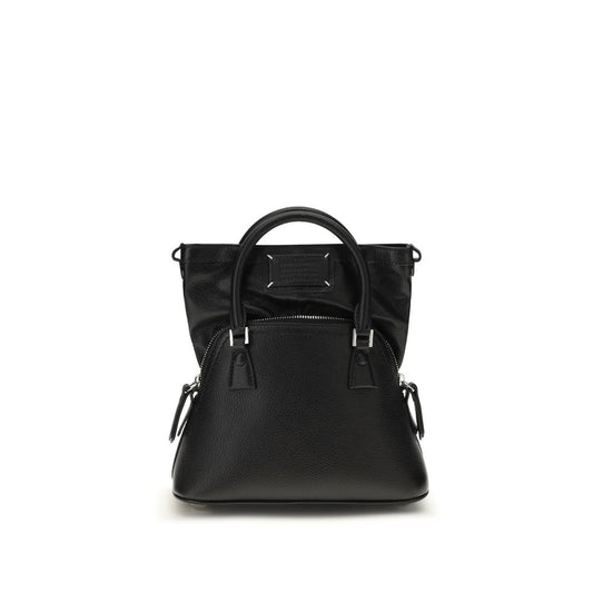 Maison Margiela Black Goatskin 5AC Micro Handbag