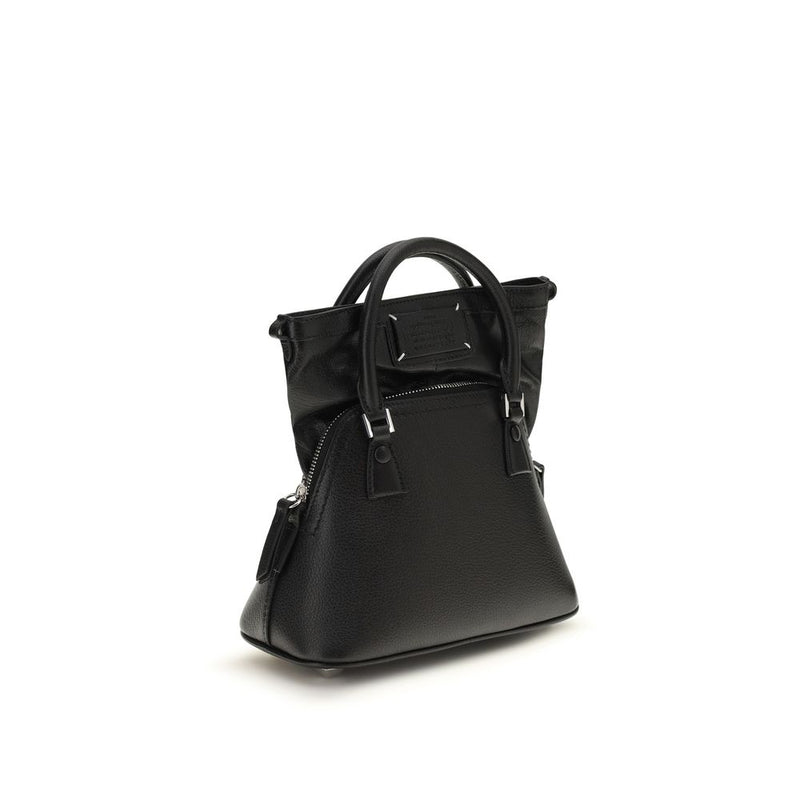 Maison Margiela Black Goatskin 5AC Micro Handbag