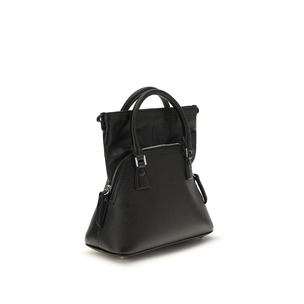 Maison Margiela Black Goatskin 5AC Micro Handbag