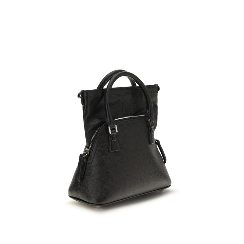 Maison Margiela Black Goatskin 5AC Micro Handbag