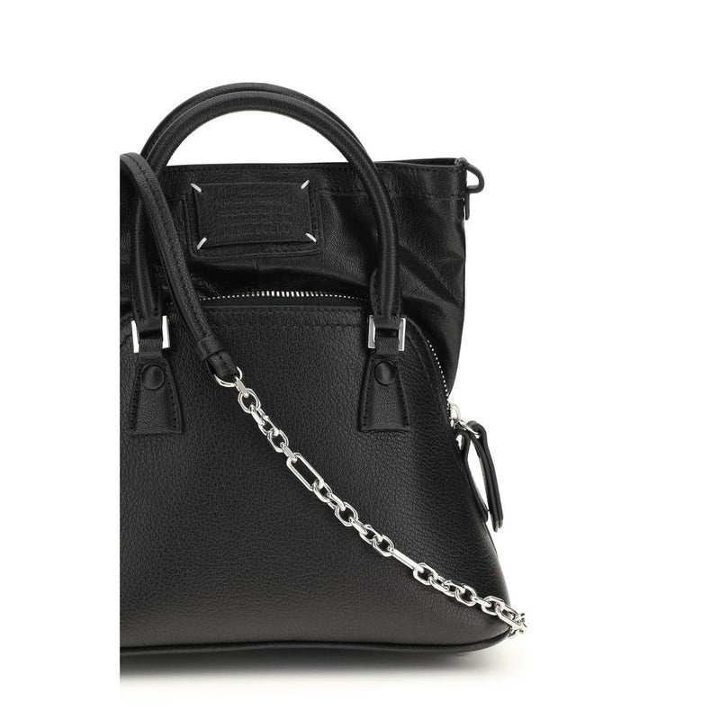 Maison Margiela Black Goatskin 5AC Micro Handbag