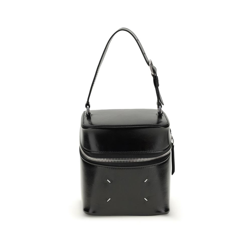 Maison Margiela Black Calf Leather Bos Taurus Shoulder Bag