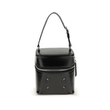 Maison Margiela Black Calf Leather Bos Taurus Shoulder Bag