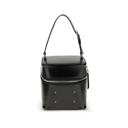 Maison Margiela Black Calf Leather Bos Taurus Shoulder Bag