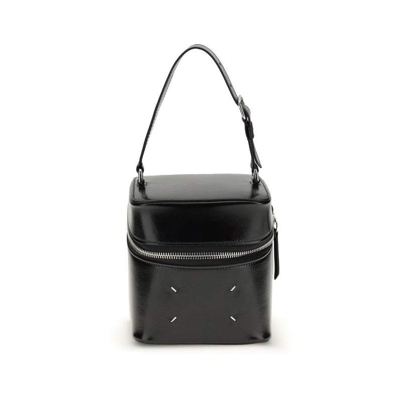 Maison Margiela Black Calf Leather Bos Taurus Shoulder Bag