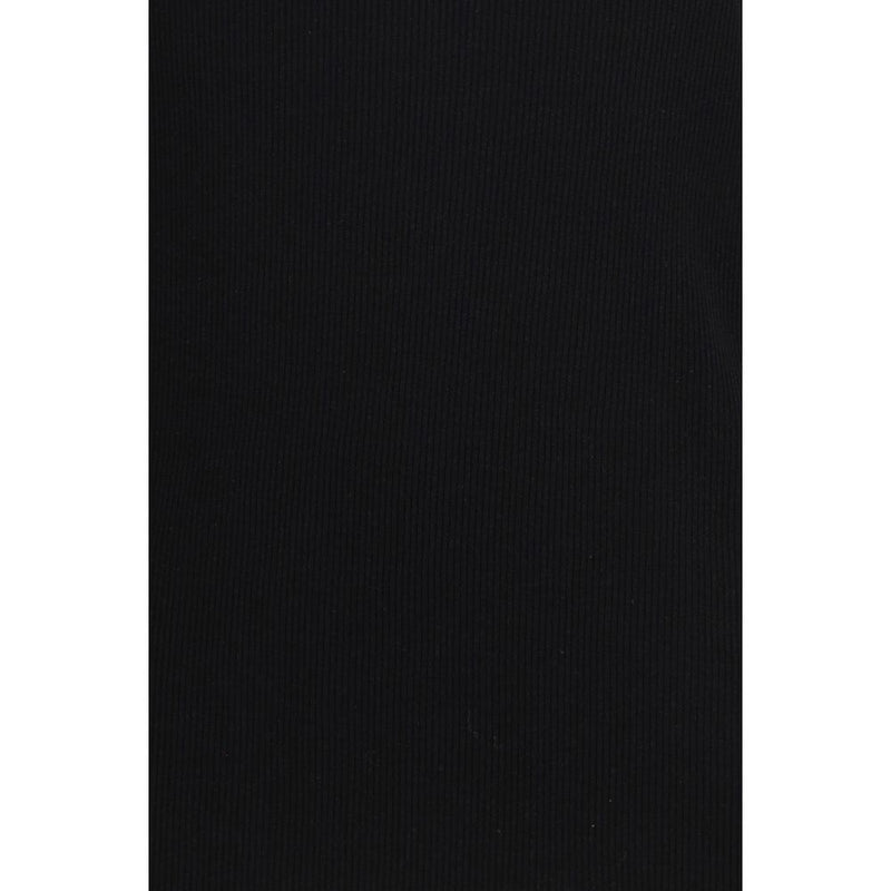 Tom Ford Black Silk Top - Elegant Ribbed Jersey Tank