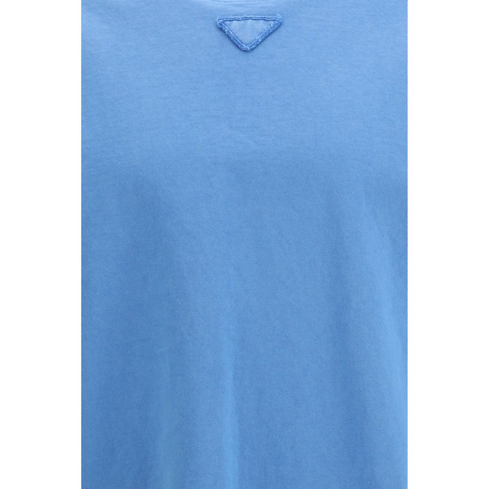 T-shirt Prada en coton bleu