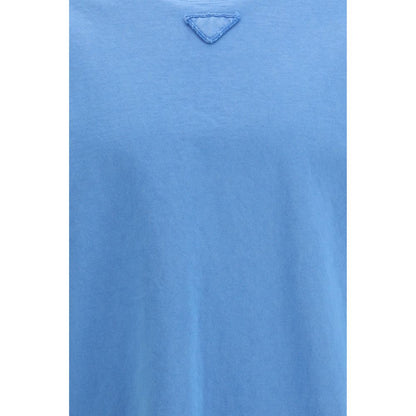 T-shirt Prada en coton bleu