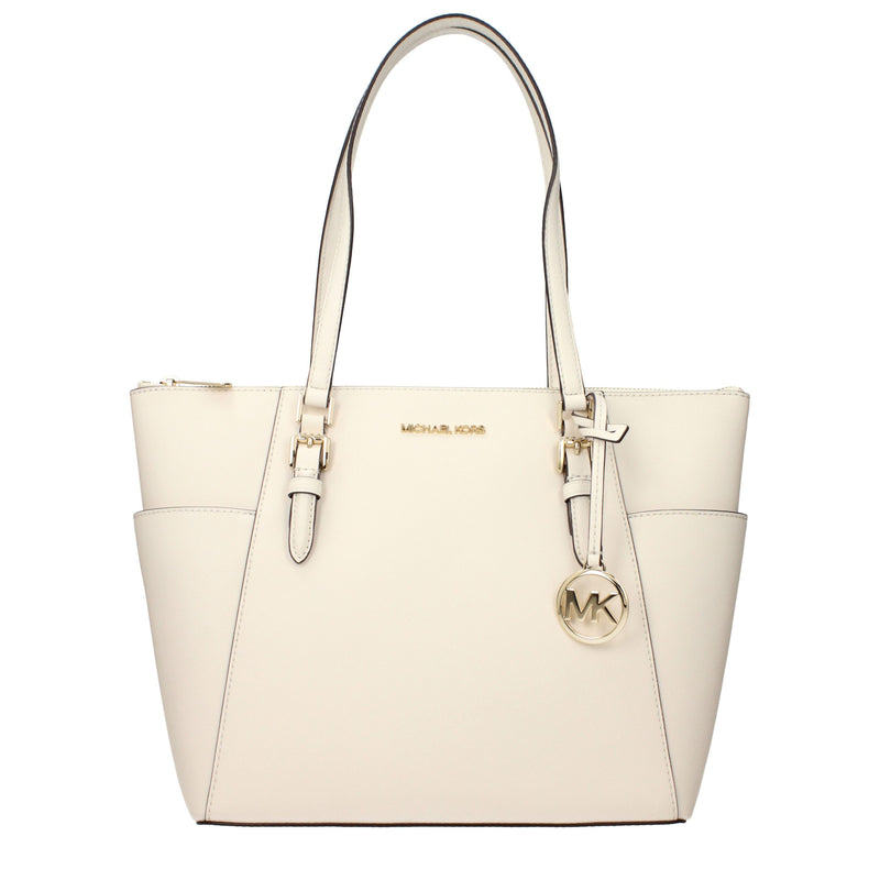 Michael Kors Beige Leather Shoulder Bag - Élégante et Polyvalente