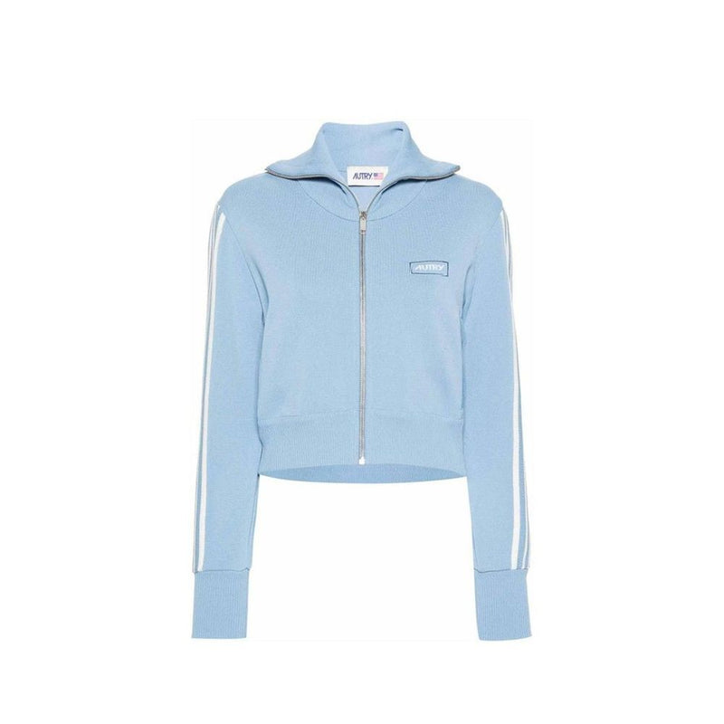 Autry Blue Nylon Cardigan for Women - Stylish & Versatile