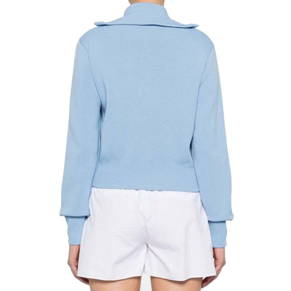Autry Blue Nylon Cardigan for Women - Stylish & Versatile