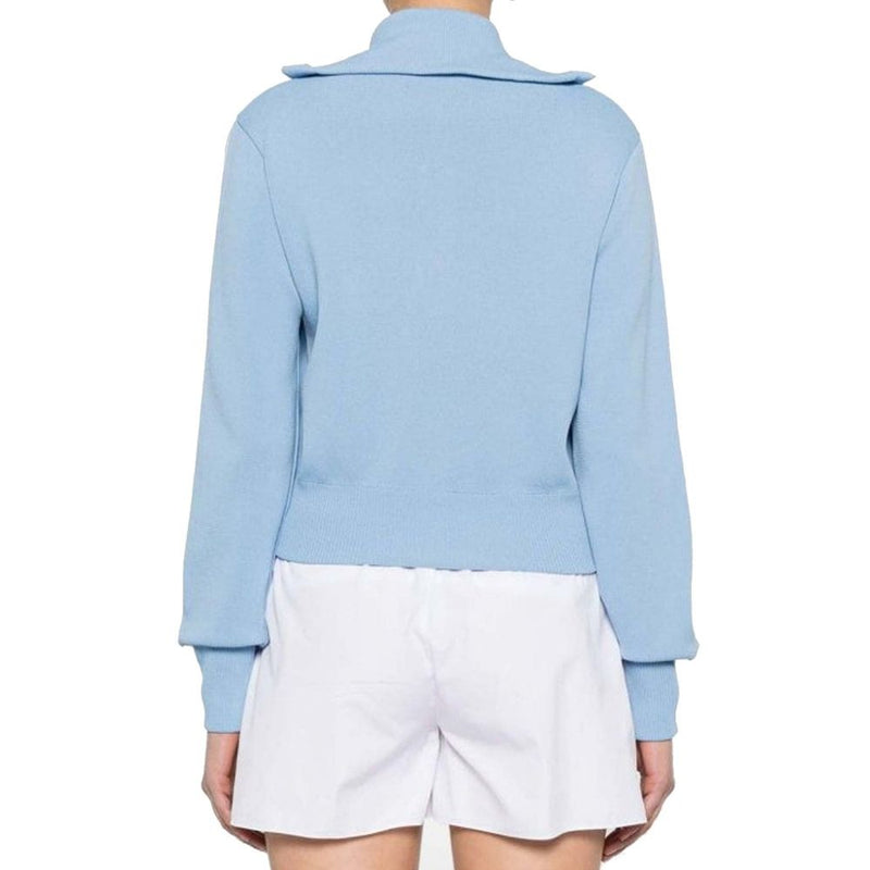 Autry Blue Nylon Cardigan for Women - Stylish & Versatile