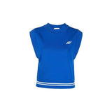 Autry Blue Nylon Waistcoat for Women - Stylish & Versatile