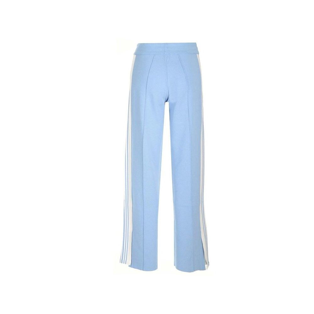 Autry Blue Nylon Joggers - High-Waist Workout Pants for Women