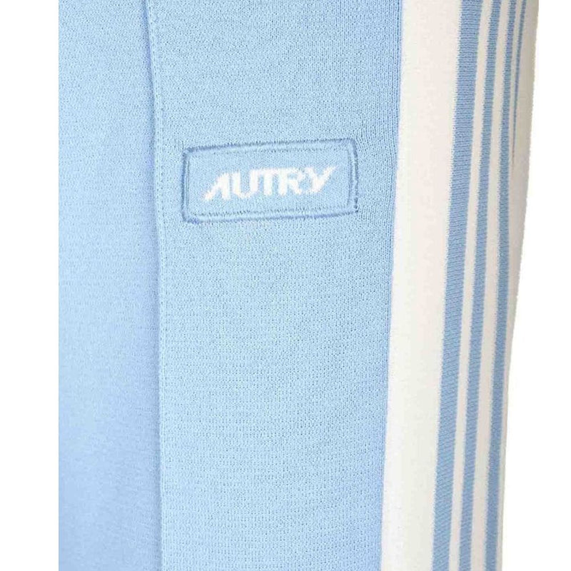 Autry Blue Nylon Joggers - High-Waist Workout Pants for Women